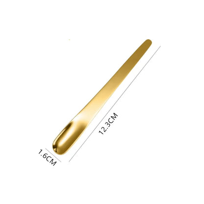 RVS Thee- en Espressolepel - Platte koffieroerder, dessertlepel en barmixlepel