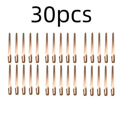 RVS Thee- en Espressolepel - Platte koffieroerder, dessertlepel en barmixlepel