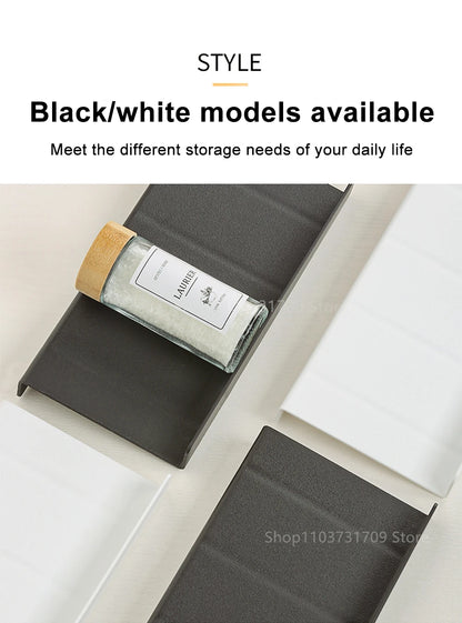 4-Layer Kitchen Spice Drawer Organizer – Adjustable Rack