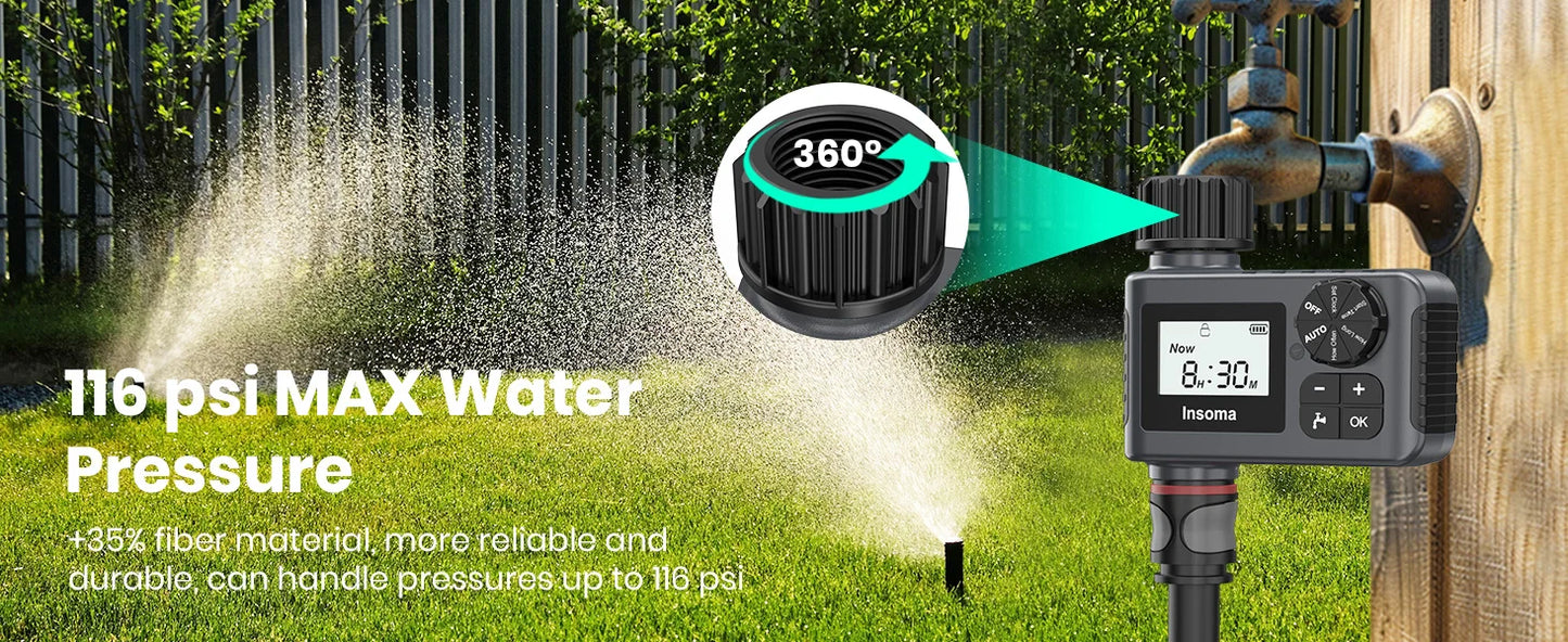 Automatic Garden Water Timer – LCD Irrigation Controller