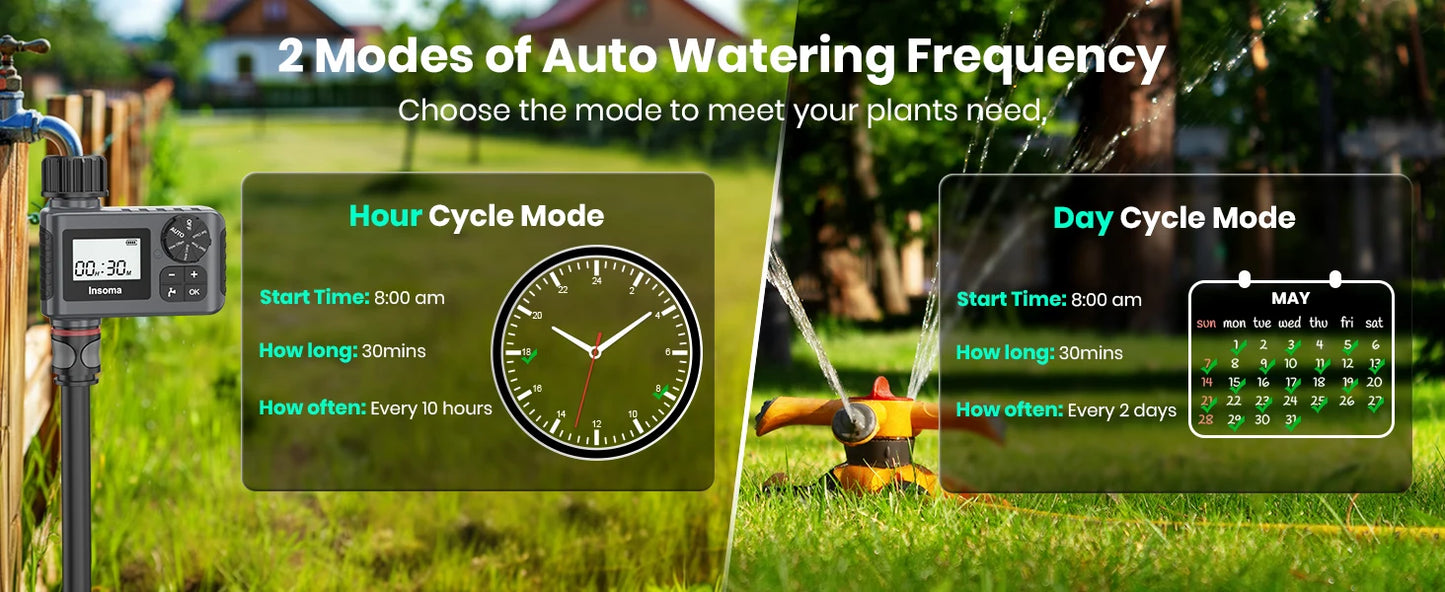 Automatic Garden Water Timer – LCD Irrigation Controller
