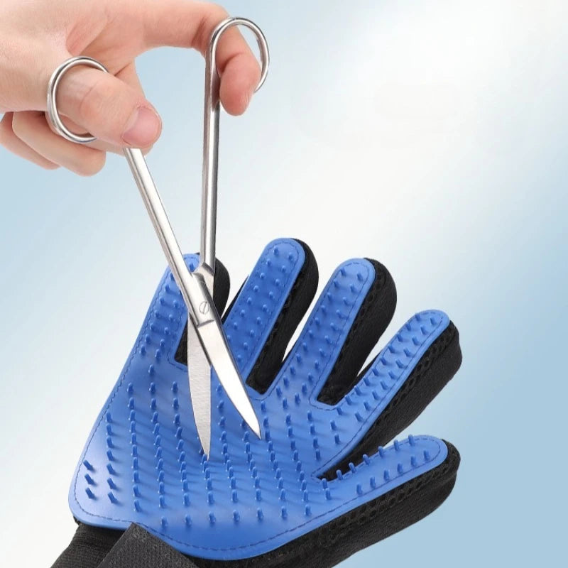 Cat Hair Removal Grooming Glove – Pet Cleaning & Massage Brush