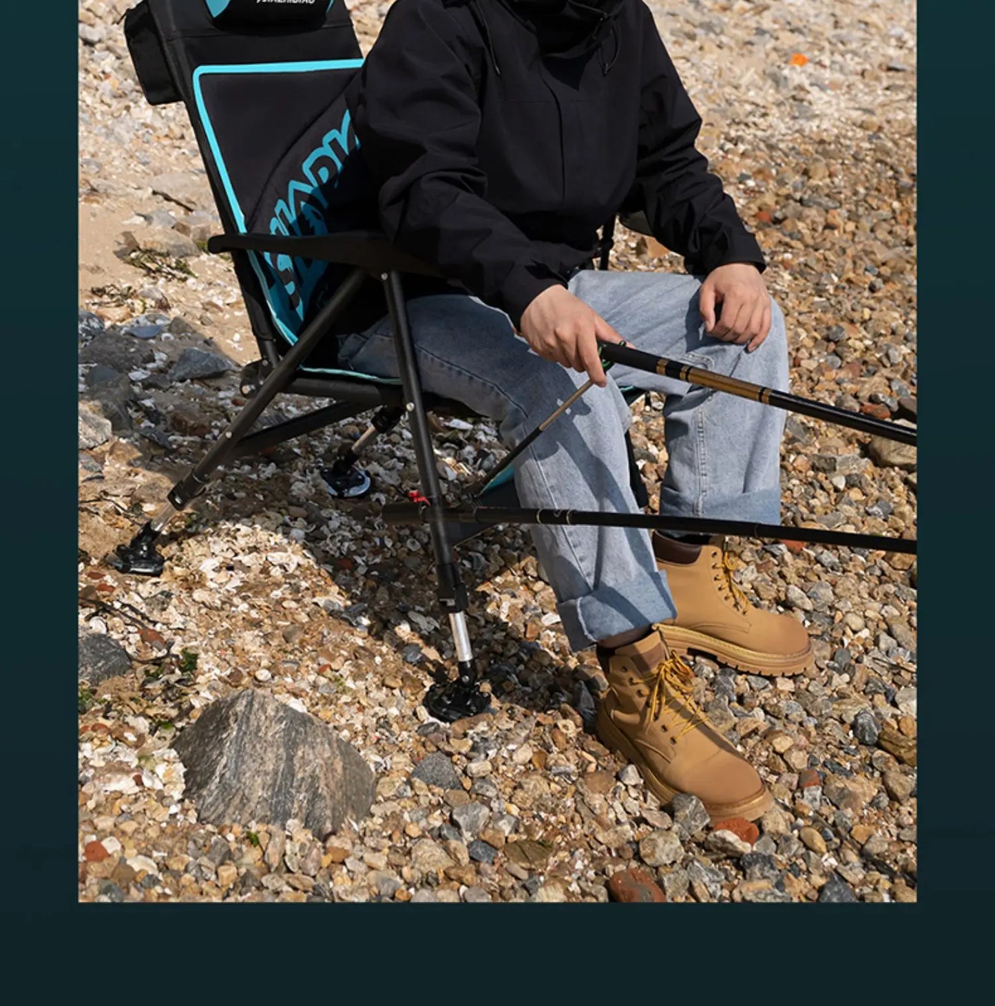 Aluminium Alloy Beach Chair – Professional Fishing Set, Lightweight Folding Portable Outdoor Furniture - SKYNIX