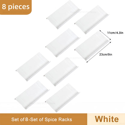 4-Layer Kitchen Spice Drawer Organizer – Adjustable Rack