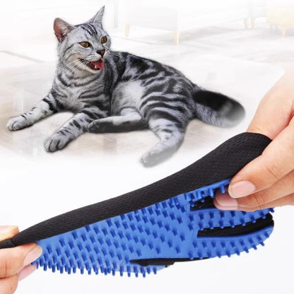 Cat Hair Removal Grooming Glove – Pet Cleaning & Massage Brush