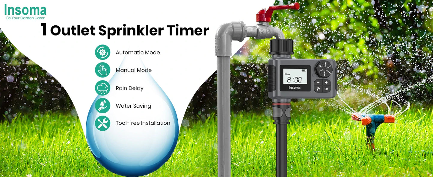 Automatic Garden Water Timer – LCD Irrigation Controller
