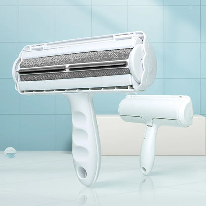 🐾 One-Hand Operated Pet Hair Remover Roller – Self-Cleaning Lint Brush for Dogs & Cats