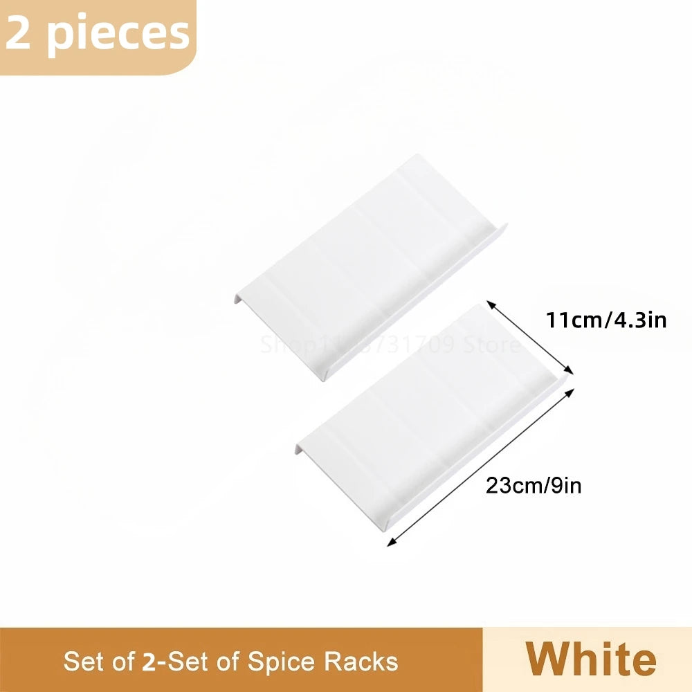 4-Layer Kitchen Spice Drawer Organizer – Adjustable Rack