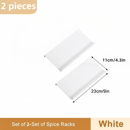 4-Layer Kitchen Spice Drawer Organizer – Adjustable Rack