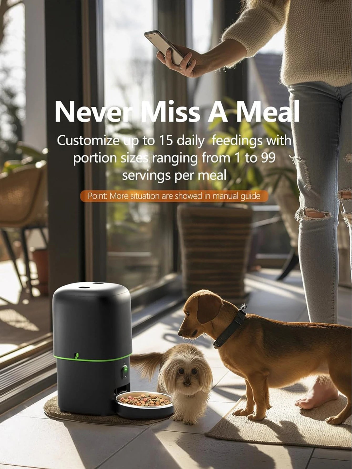 Feed & Watch Your Pet Anytime — From Anywhere, pet monitoring device