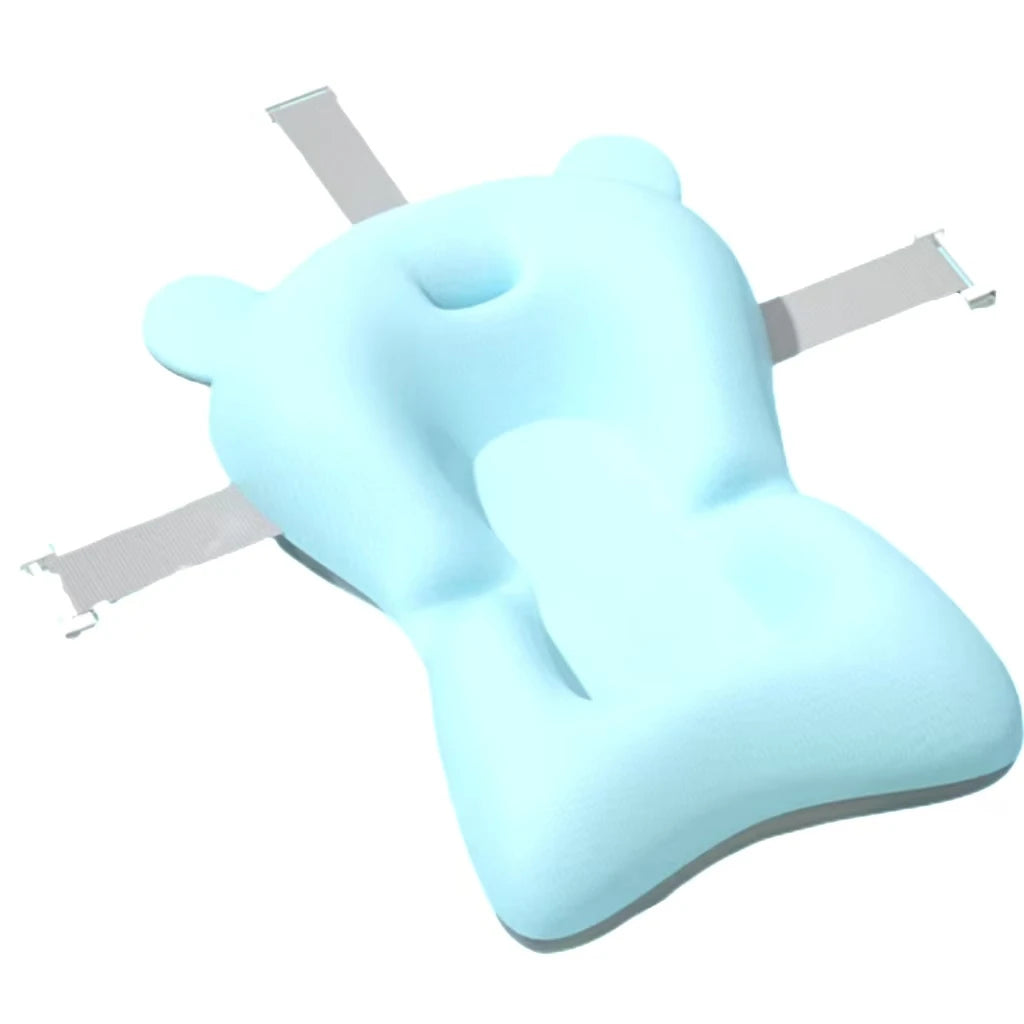 Almohadilla de apoyo para el baño del bebé: hamaca plegable para recién nacidos