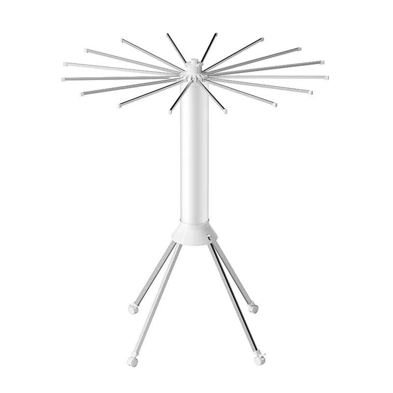 White decorative stand with spiky design on a white background