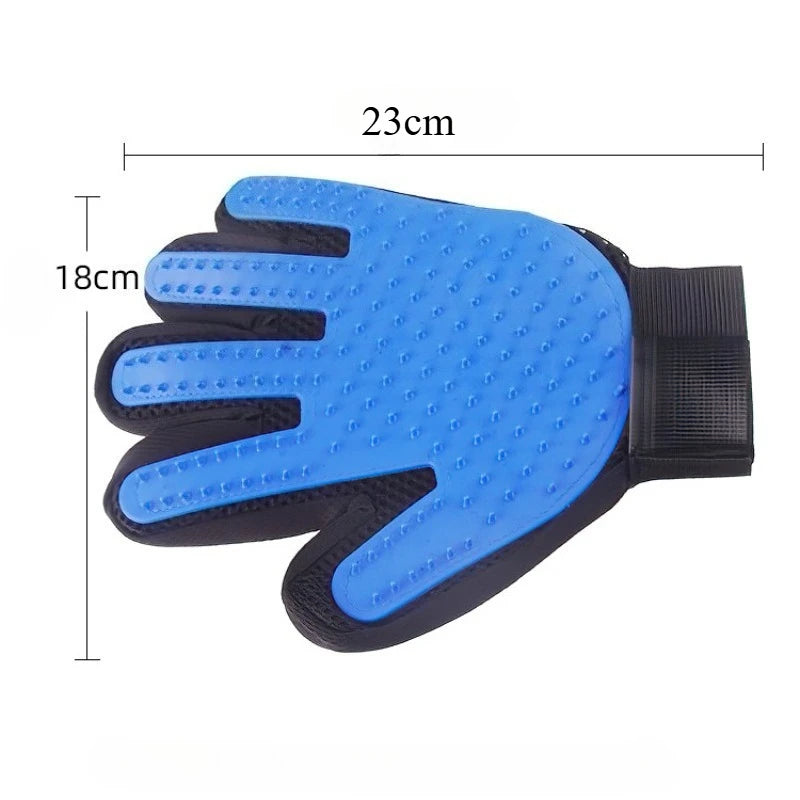 Cat Hair Removal Grooming Glove – Pet Cleaning & Massage Brush