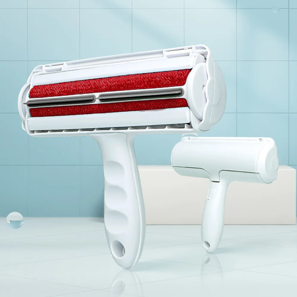 🐾 One-Hand Operated Pet Hair Remover Roller – Self-Cleaning Lint Brush for Dogs & Cats