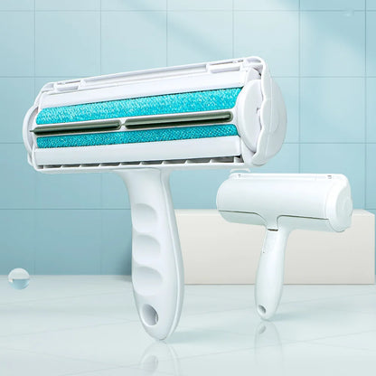 🐾 One-Hand Operated Pet Hair Remover Roller – Self-Cleaning Lint Brush for Dogs & Cats