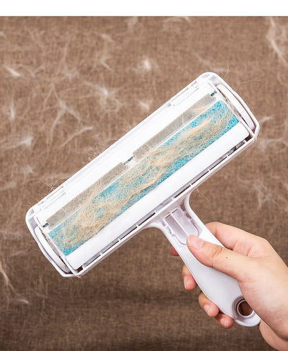 🐾 One-Hand Operated Pet Hair Remover Roller – Self-Cleaning Lint Brush for Dogs & Cats