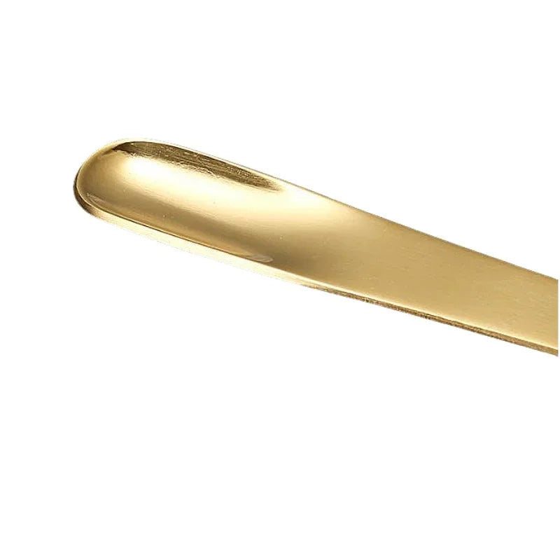 RVS Thee- en Espressolepel - Platte koffieroerder, dessertlepel en barmixlepel