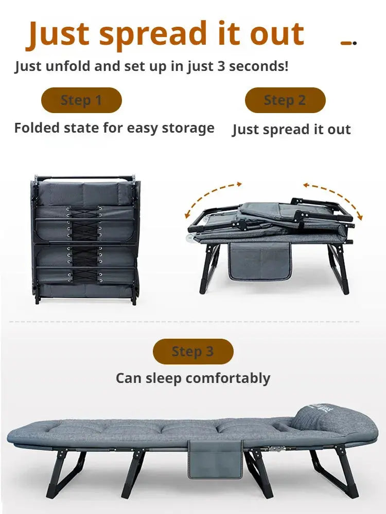 Save Space. Sleep in Style. 3-in-1 Sofa, Bed & Lounge Chair for Small Spaces & Outdoor Living SKYNIX