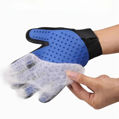 Cat Hair Removal Grooming Glove – Pet Cleaning & Massage Brush