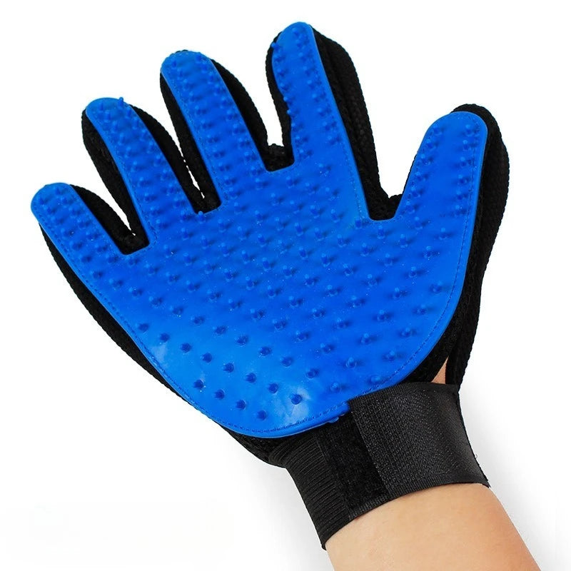 Cat Hair Removal Grooming Glove – Pet Cleaning & Massage Brush