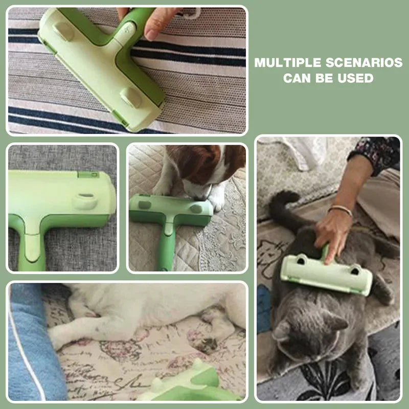 🐾 Pet Hair Remover Roller – Self-Cleaning Lint Brush for Dogs & Cats
