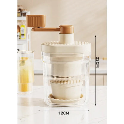 Manual Ice Crusher – Fast Ice Crushing Machine for Home Slushies & Summer Drinks