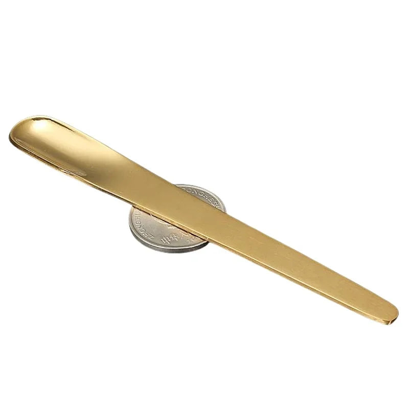 RVS Thee- en Espressolepel - Platte koffieroerder, dessertlepel en barmixlepel