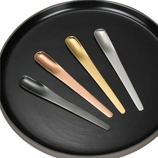 Stainless Steel Tea & Espresso Spoon – Flat Coffee Stirrer, Dessert Scoop & Bar Mixer Spoon