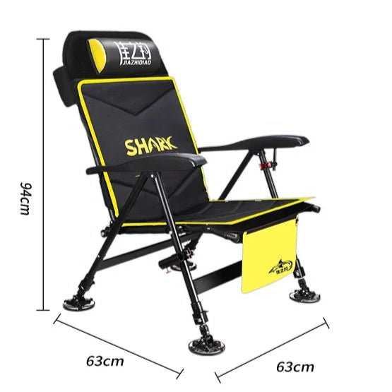 Aluminium Alloy Beach Chair – Professional Fishing Set, Lightweight Folding Portable Outdoor Furniture - SKYNIX
