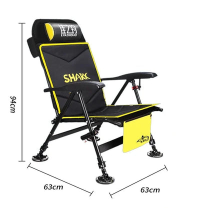 Aluminium Alloy Beach Chair – Professional Fishing Set, Lightweight Folding Portable Outdoor Furniture - SKYNIX