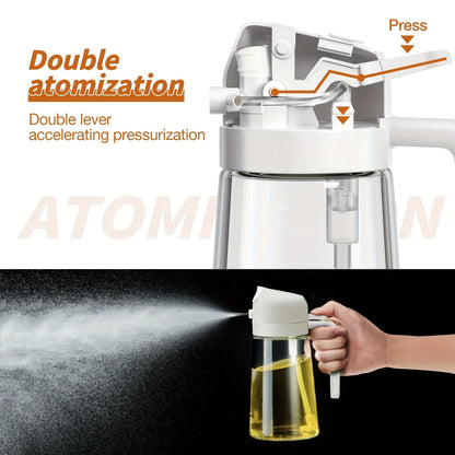 2-in-1 500ml Plastic Spray Oil Dispenser