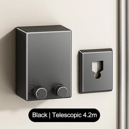 No Hole-Free Shrinkage Clothesline Invisible Bathroom Hotel Clothes Rack Wire Rope Living Room Balcony Portable Clothes Drying - SKYNIX