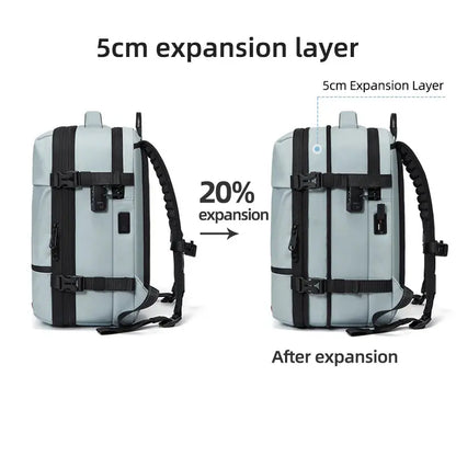 Travel Laptop Backpack 16" – USB Charging, Vacuum Compression, Business Use SKYNIX