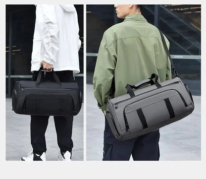 Waterproof Duffel Bag with Shoe Compartment – Outdoor, Gym, Swimming, Fitness & Yoga Satchel SKYNIX