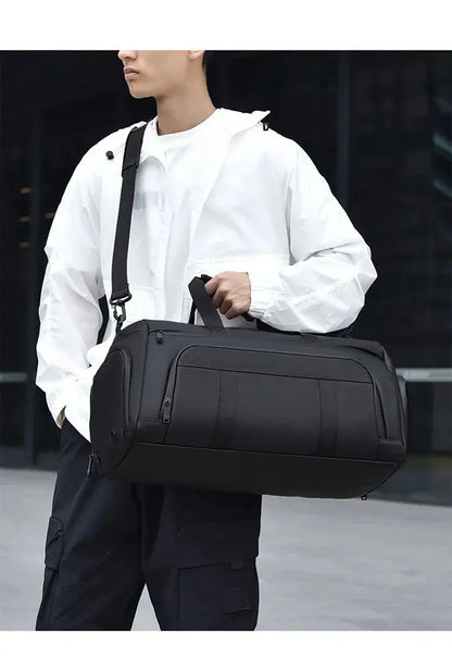 Waterproof Duffel Bag with Shoe Compartment – Outdoor, Gym, Swimming, Fitness & Yoga Satchel SKYNIX