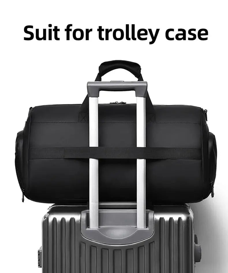 Waterproof Duffel Bag with Shoe Compartment – Outdoor, Gym, Swimming, Fitness & Yoga Satchel SKYNIX