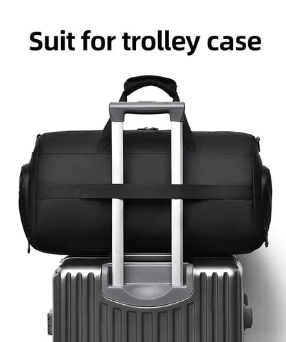 Waterproof Duffel Bag with Shoe Compartment – Outdoor, Gym, Swimming, Fitness & Yoga Satchel SKYNIX