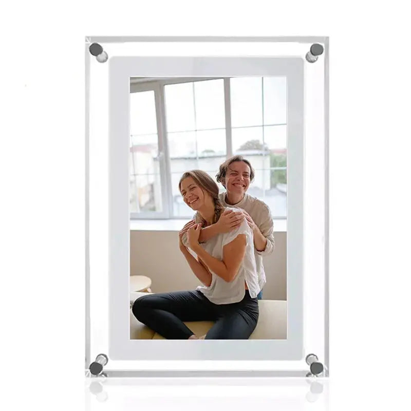 🖼️ Zoeydam 5-Inch Acrylic Digital Photo Frame – Built-in 4GB Memory | Crisp Display | Compact & Stylish SKYNIX