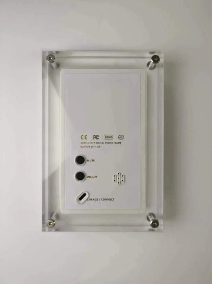 🖼️ Zoeydam 5-Inch Acrylic Digital Photo Frame – Built-in 4GB Memory | Crisp Display | Compact & Stylish SKYNIX