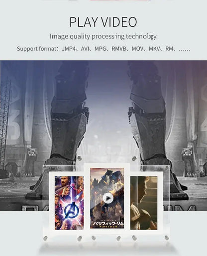 🖼️ Zoeydam 5-Inch Acrylic Digital Photo Frame – Built-in 4GB Memory | Crisp Display | Compact & Stylish SKYNIX