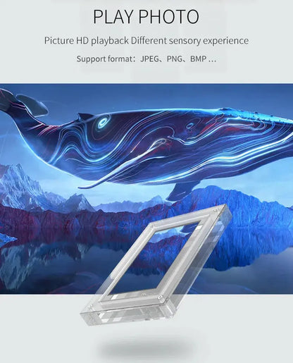 🖼️ Zoeydam 5-Inch Acrylic Digital Photo Frame – Built-in 4GB Memory | Crisp Display | Compact & Stylish SKYNIX