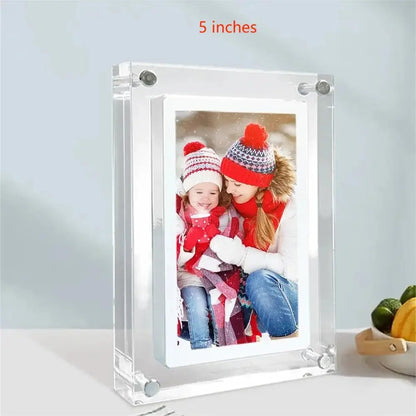 🖼️ Zoeydam 5-Inch Acrylic Digital Photo Frame – Built-in 4GB Memory | Crisp Display | Compact & Stylish SKYNIX